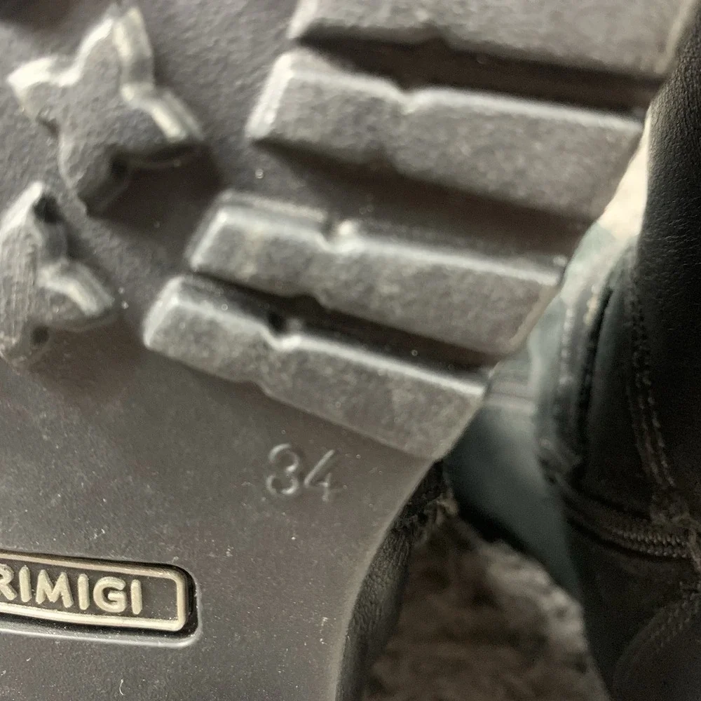Primigi Kristina Gore Tex Black girls Size EU 34 US 2.5
